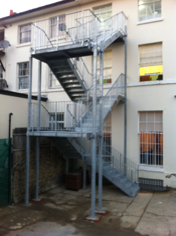Fire Escape (London) - Morris Fabrications Ltd - Architectural Metalworkers