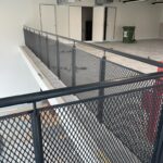 Expanded metal balustrade to gallery